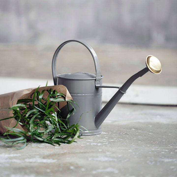 House Doctor Water Pot, Wan, Gray-L: 36 cm, H: 25 cm, Dia: 13 cm