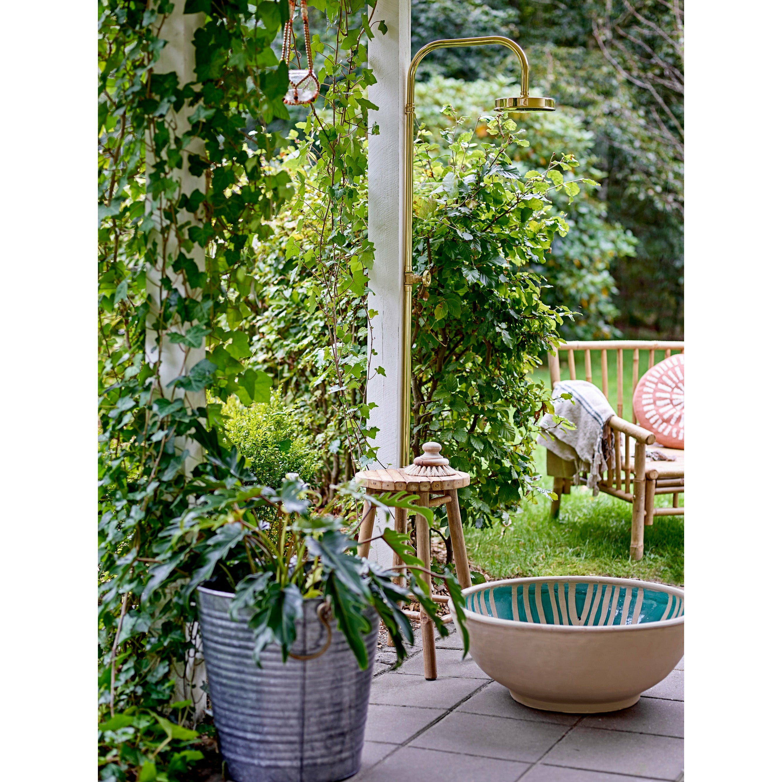 Evar Urtepotteskjuler, Grå, Metal - D40xH40/D50xH50 cm, Set of 2 - BLOOMINGVILLE - DesignGaragen.dk
