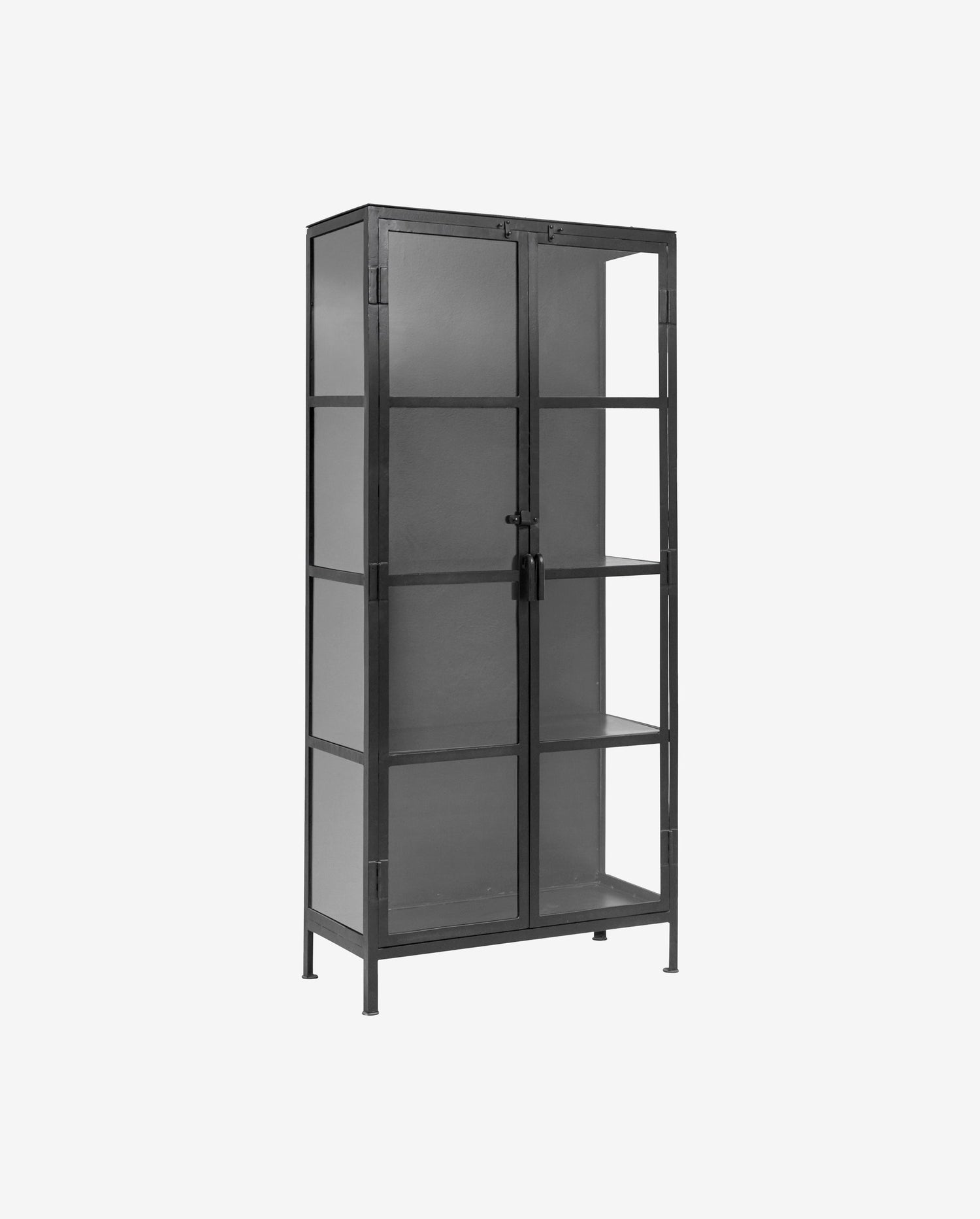 Phoenix Display Cabinet in Iron - 175x80 - Svart