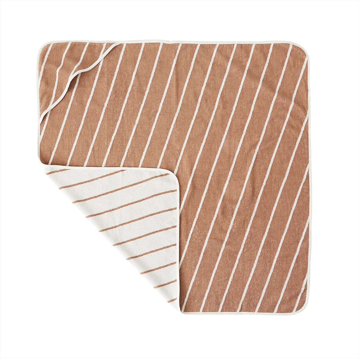 Oyoy Mini Raita handduk med huva - moln / karamell