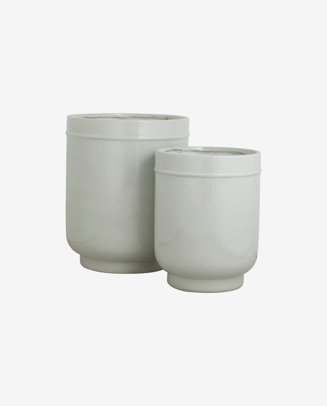 Eday Herbal Pots - 2 st. - H56/46 cm - grå