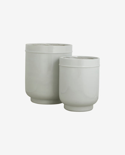 Eday Herbal Pots - 2 st. - H56/46 cm - grå