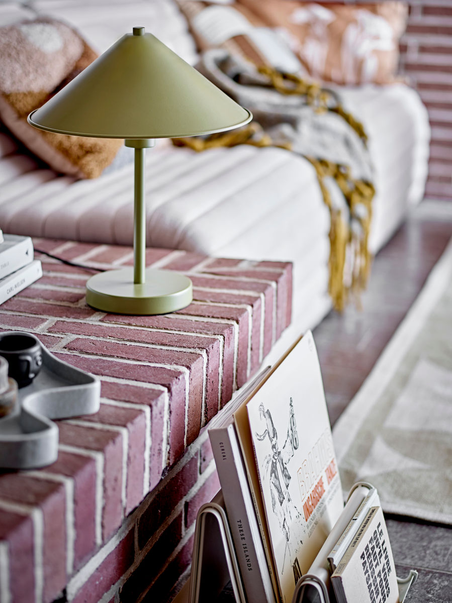 Bloomingville Bakoni bordslampa, grön, metall