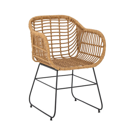 Bloomingville Collin Lounge Chair, Nature, Polyrattan