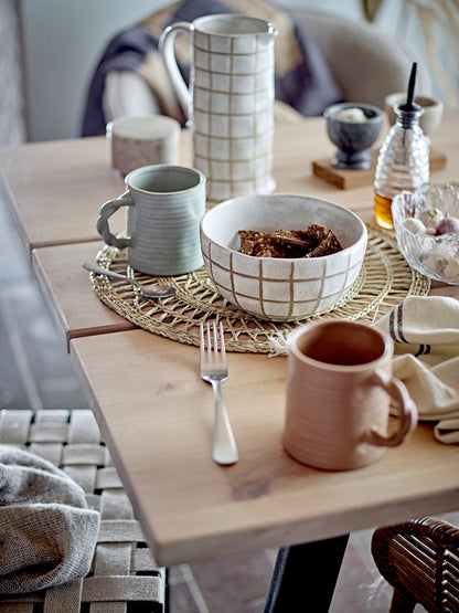 Bloomingville Inesa Salt- &amp; Peberkar, Natur, Marmor - Bloomingville - DesignGaragen.dk