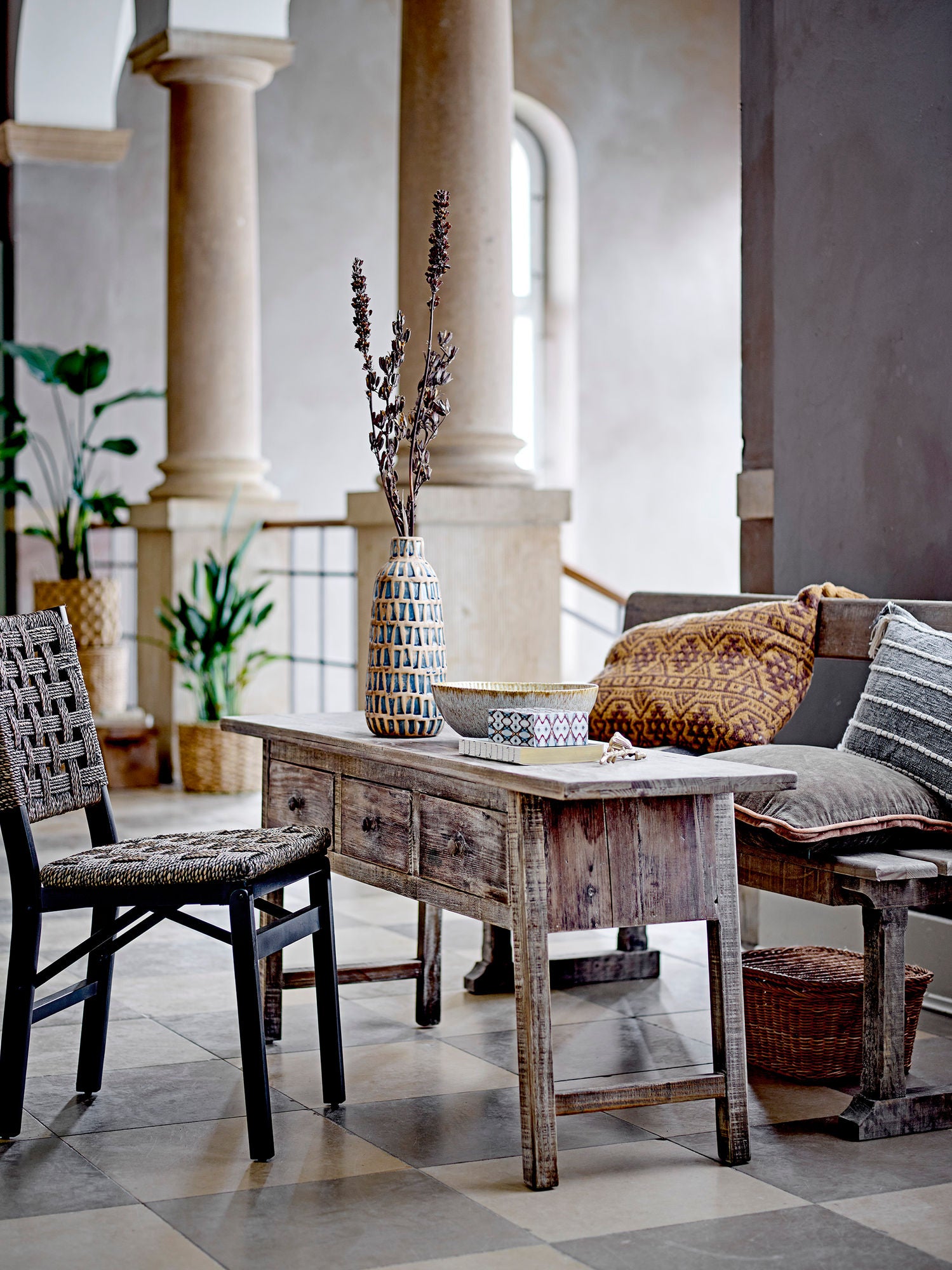 Creative Collection Camden Konsolbord, Natur, Reclaimed Pine Wood - Creative Collection - DesignGaragen.dk