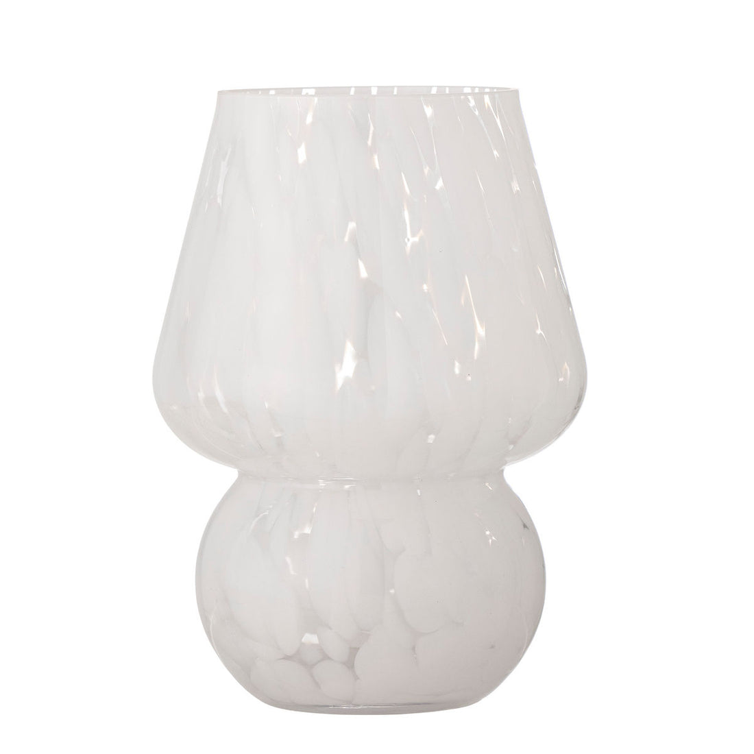 Bloomingville Halim Vase, Hvid, Glas - Bloomingville - DesignGaragen.dk