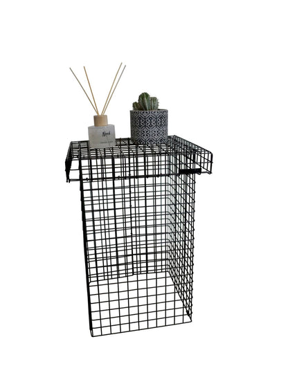 Kalager designtrådpall, svart