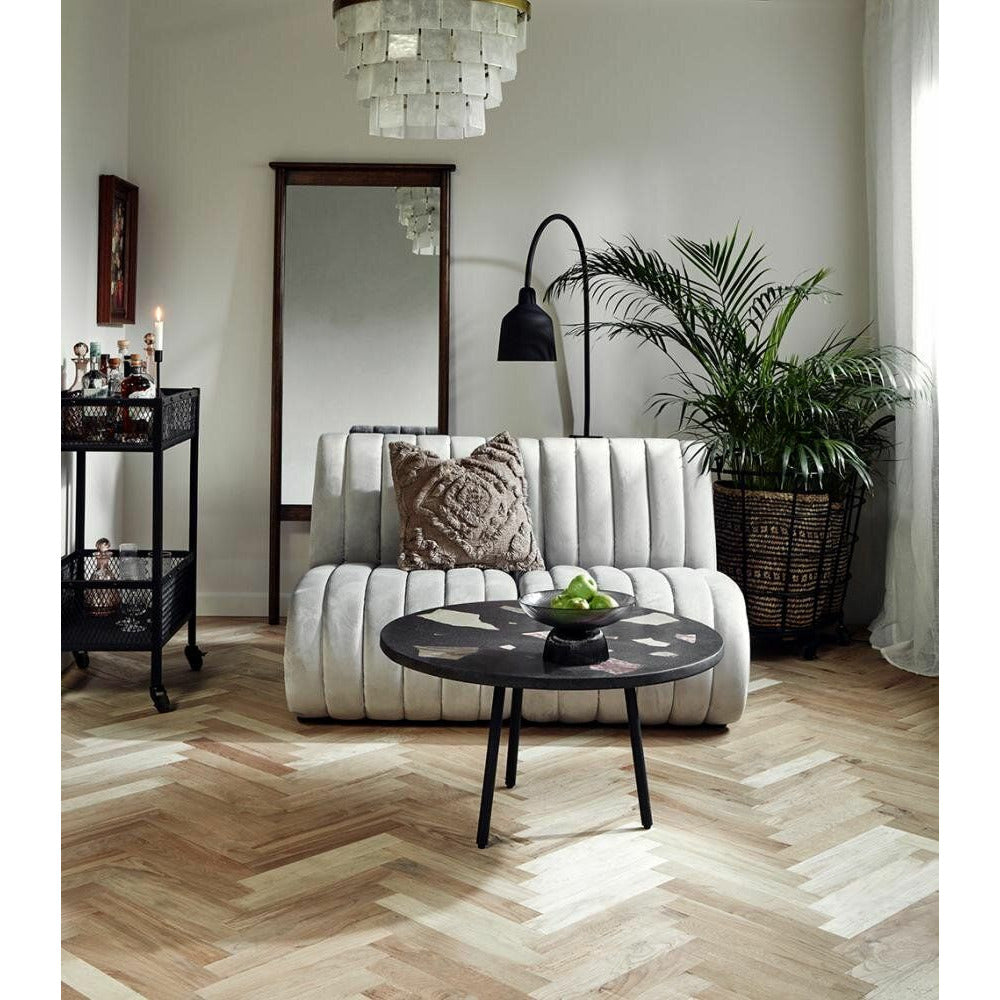 Nordal Easy Rolling Table in Iron - 54x38 cm - svart