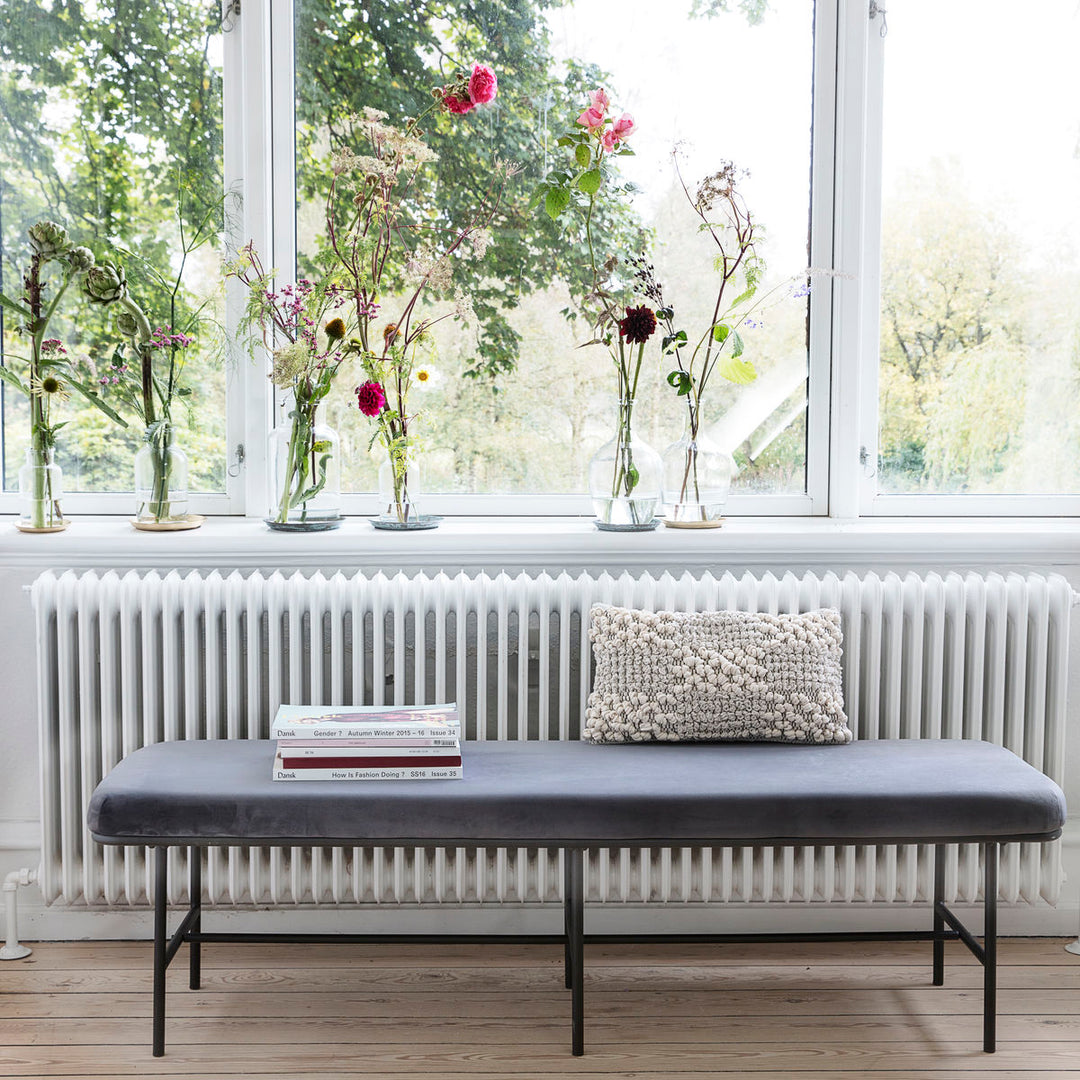 House Doctor - Bench, Comma, Gray 160x50 cm