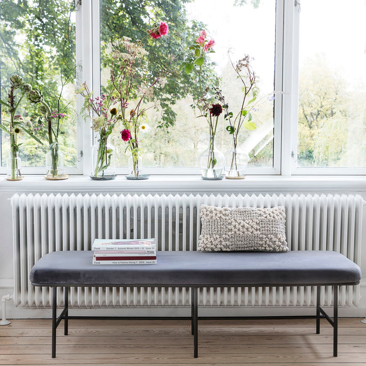 House Doctor - Bench, Comma, Gray 160x50 cm