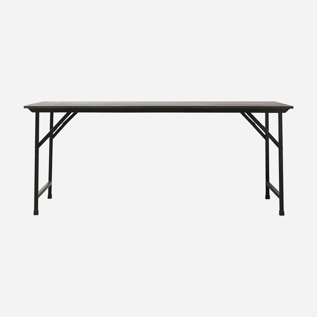 House Doctor-Dining Table, Party, Black-L: 180 cm, W: 80 cm, H: 74 cm