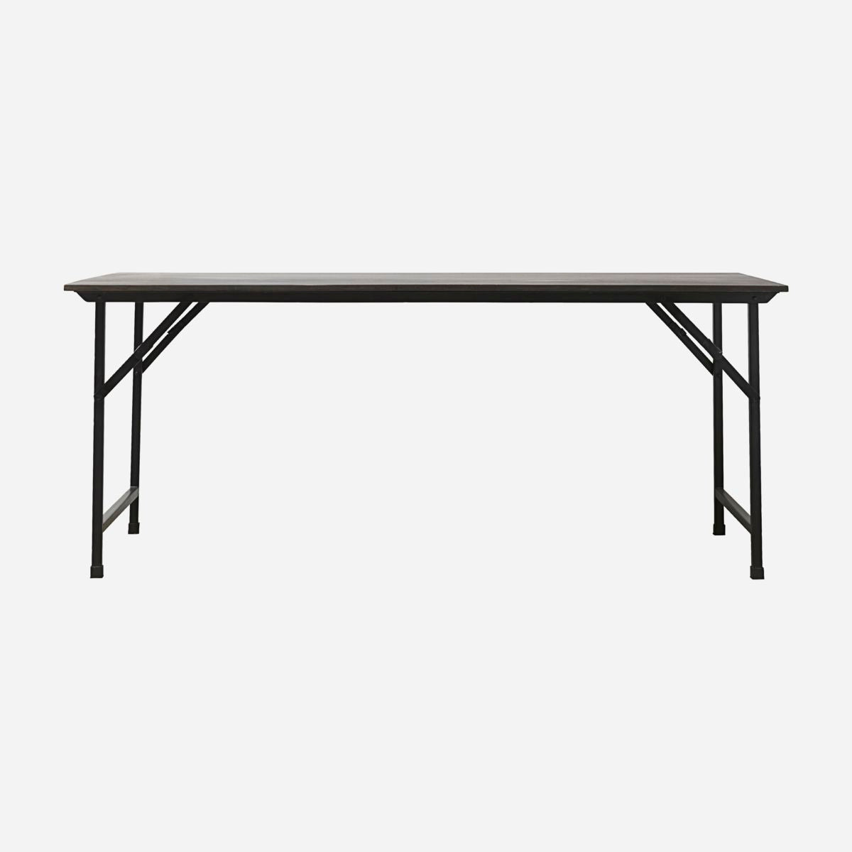 House Doctor-Dining Table, Party, Black-L: 180 cm, W: 80 cm, H: 74 cm