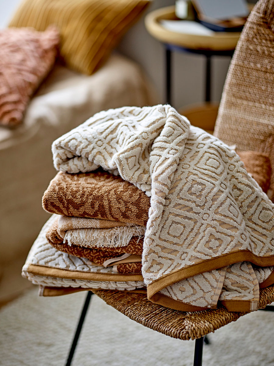 Bloomingville Malou Håndklæde, Natur, Bomuld OEKO-TEX® - Bloomingville - DesignGaragen.dk