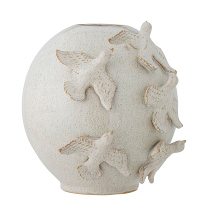 Creative Collection Abira Vase, Natur, Stentøj - Creative Collection - DesignGaragen.dk