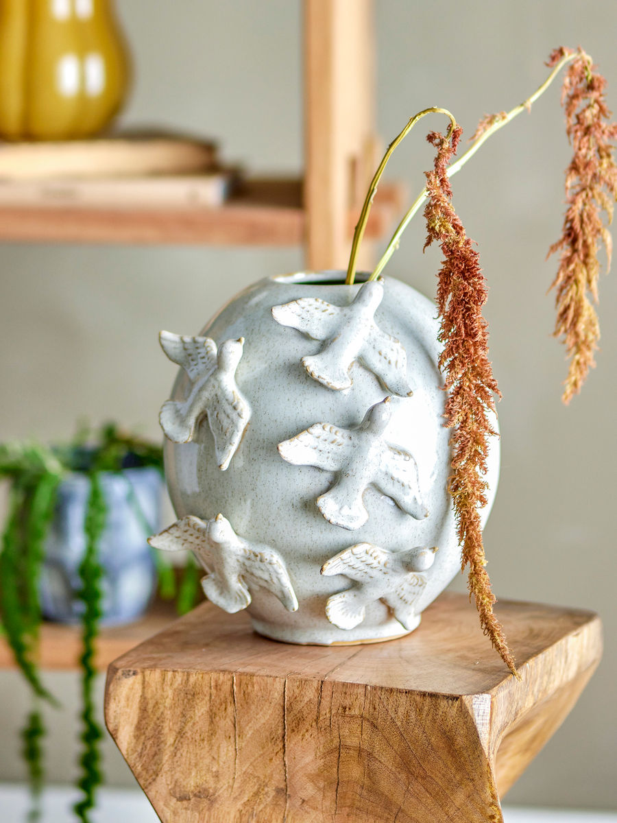 Creative Collection Abira Vase, Natur, Stentøj - Creative Collection - DesignGaragen.dk