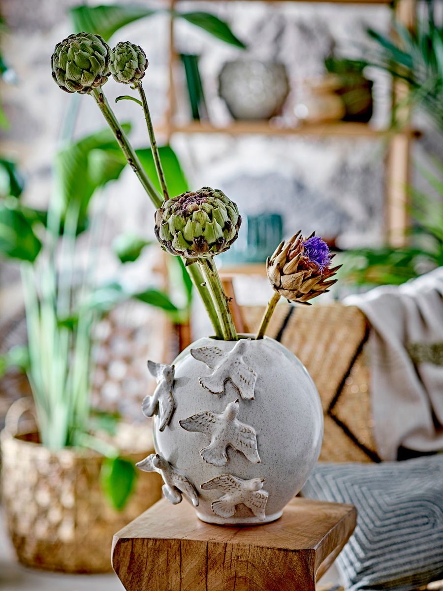Creative Collection Abira Vase, Natur, Stentøj - Creative Collection - DesignGaragen.dk