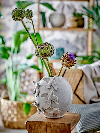 Creative Collection Abira Vase, Natur, Stentøj - Creative Collection - DesignGaragen.dk