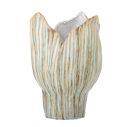 Bloomingville Mahira Vase, Grøn, Stentøj - Bloomingville - DesignGaragen.dk