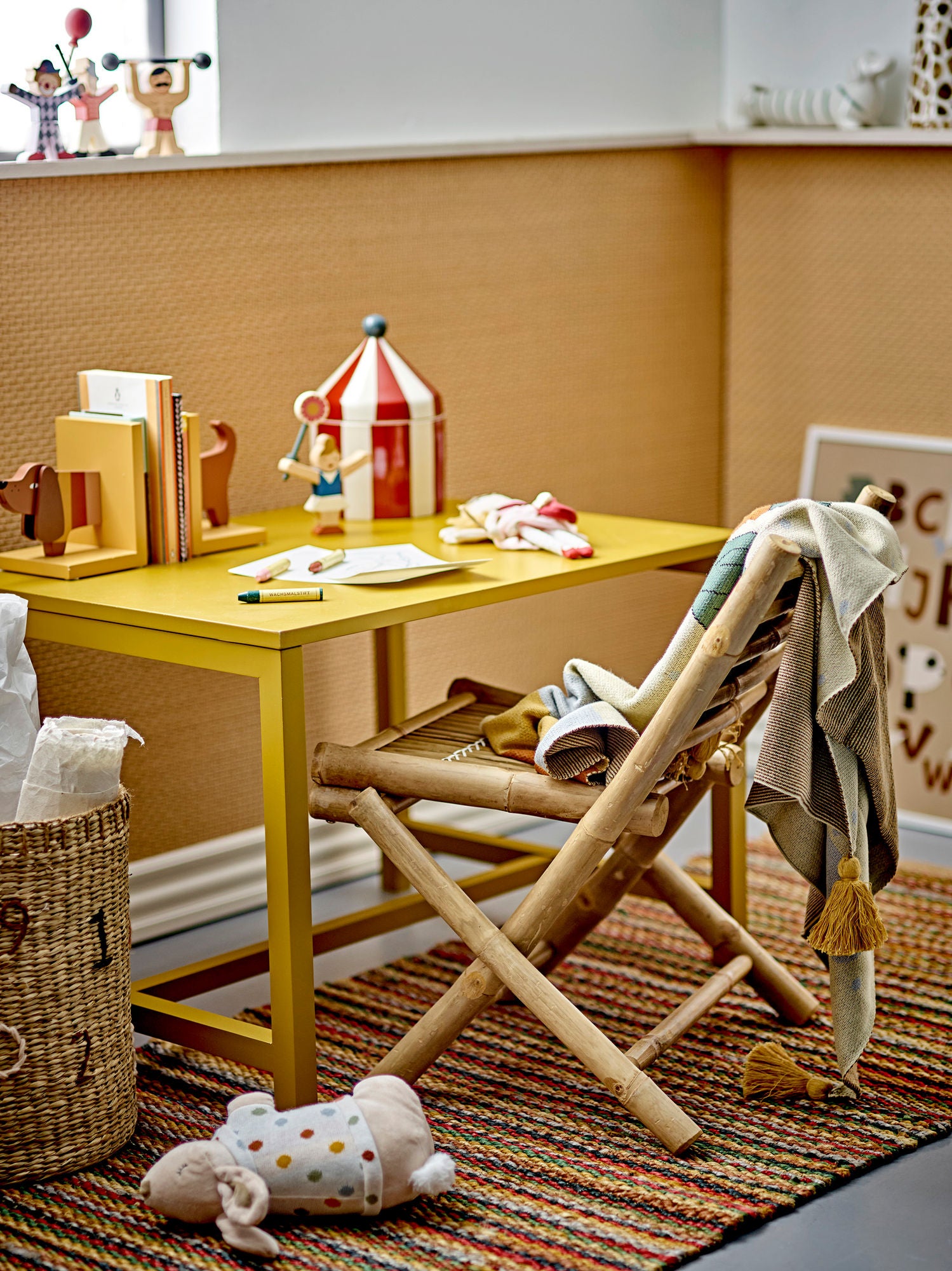 Bloomingville MINI Villja Bamse, Hvid, Bomuld - Bloomingville MINI - DesignGaragen.dk