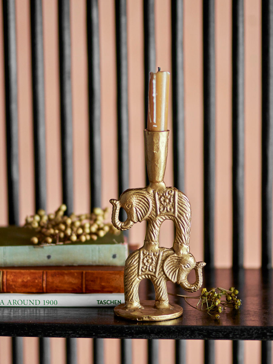 Creative Collection Jazz Candlestick, Brass, Aluminium