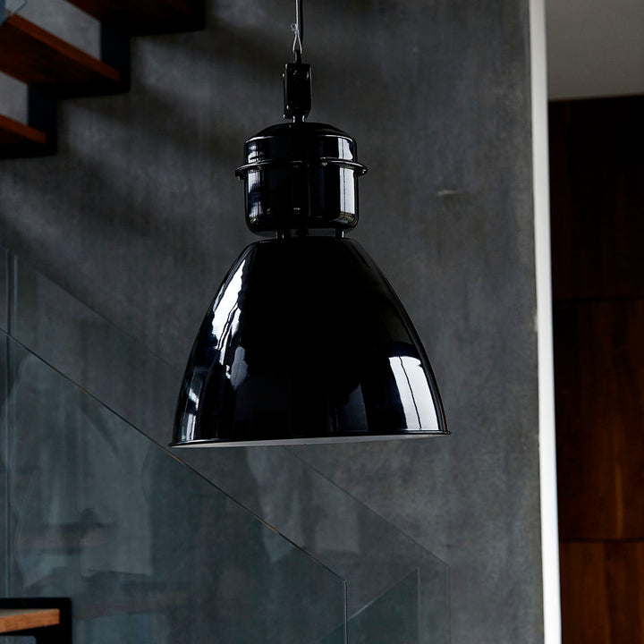 House Doctor Lamp, Volym, Black-H: 52 cm, DIA: 35 cm