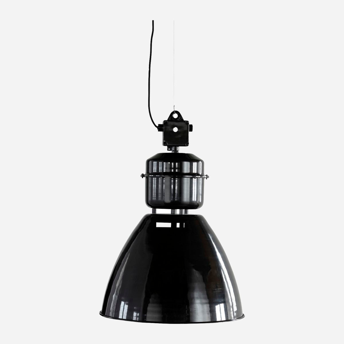 House Doctor Lamp, Volym, Black-H: 60 cm, Dia: 54 cm