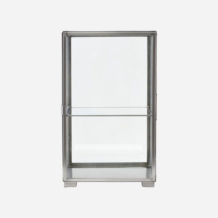House Doctor-Vitrine Cabinet, Glass, Zinc-L: 25 CM, W: 25 CM, H: 41 cm