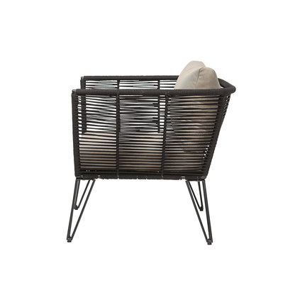 Bloomingville Mundo Lounge Stol, Sort, Metal - Bloomingville - DesignGaragen.dk