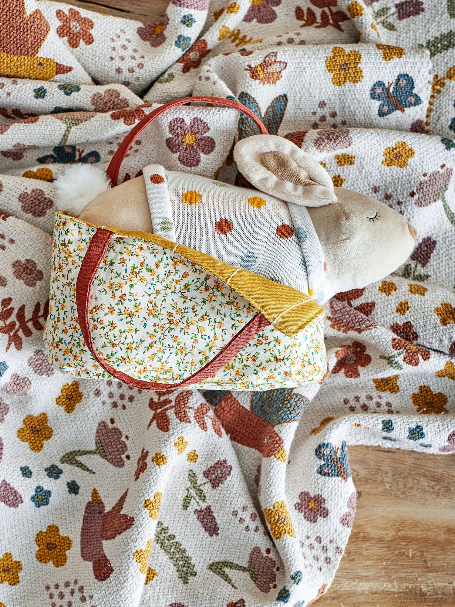 Bloomingville MINI Villja Bamse, Hvid, Bomuld - Bloomingville MINI - DesignGaragen.dk