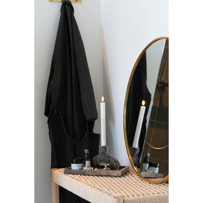 Ljusstake - Ljusstake i marmor, brun, 15x3,5x11 cm