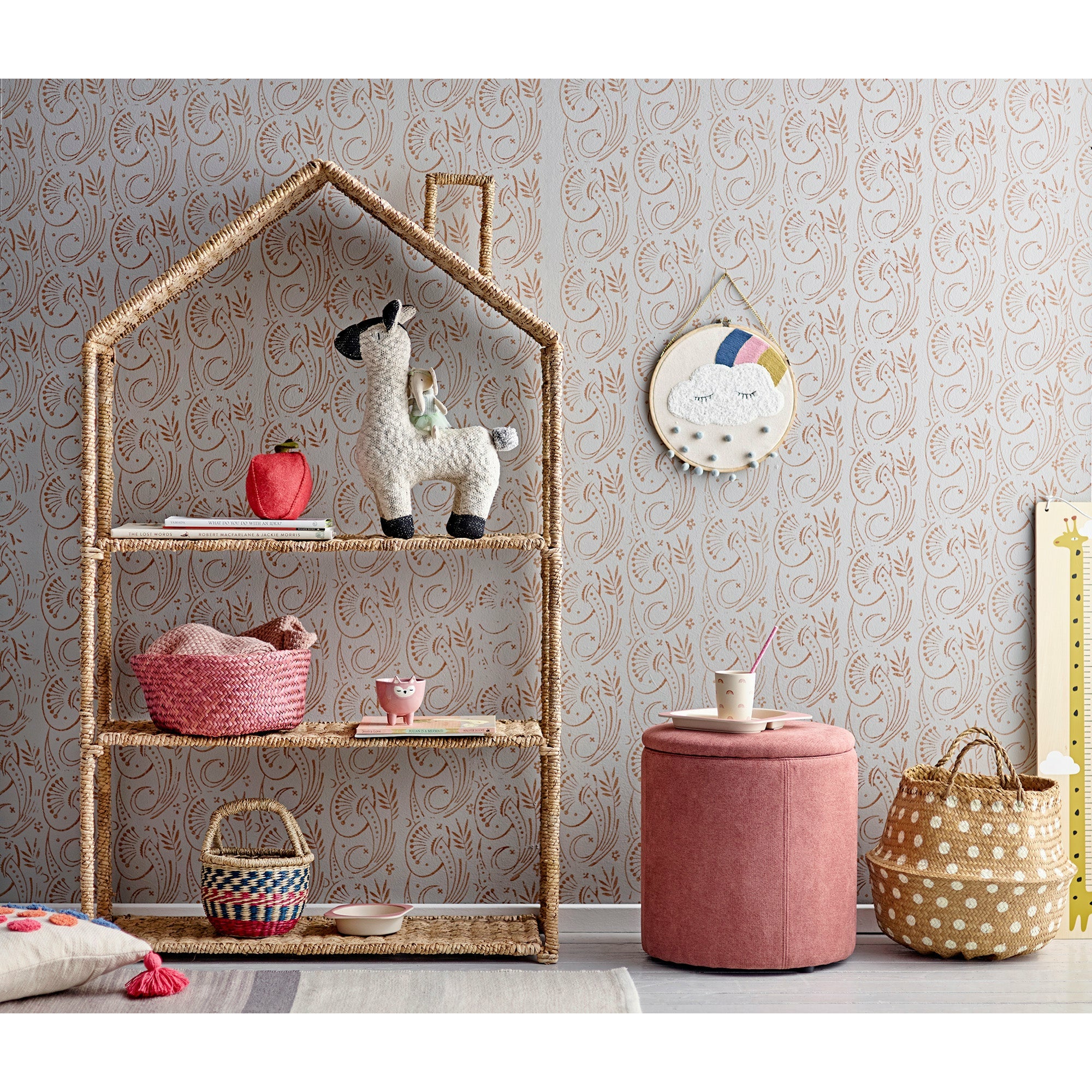 Gadir Højdemåler, Natur, Krydsfiner - L19,5xH81,5xW2,54 cm - BLOOMINGVILLE MINI - DesignGaragen.dk