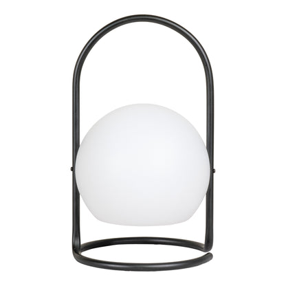 Cliff LED Bordslampa - Bordslampa, vit/svart, uppladdningsbar