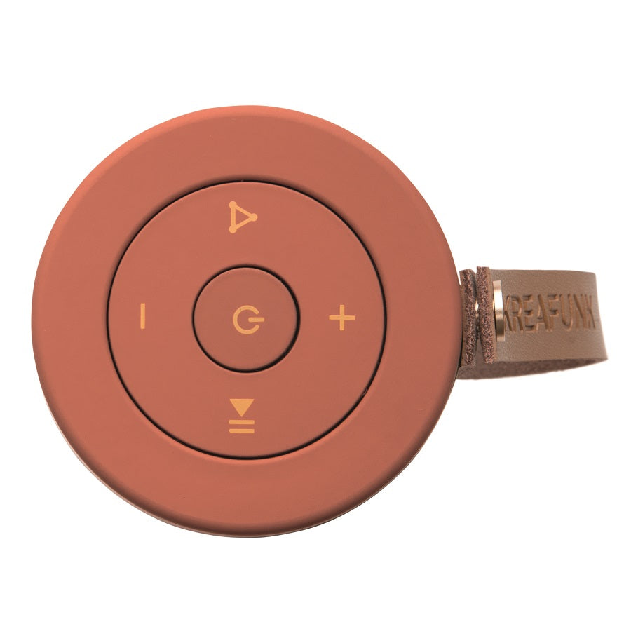 Kreafunk - Trådlös högtalare med rem aFUNK korallbrons