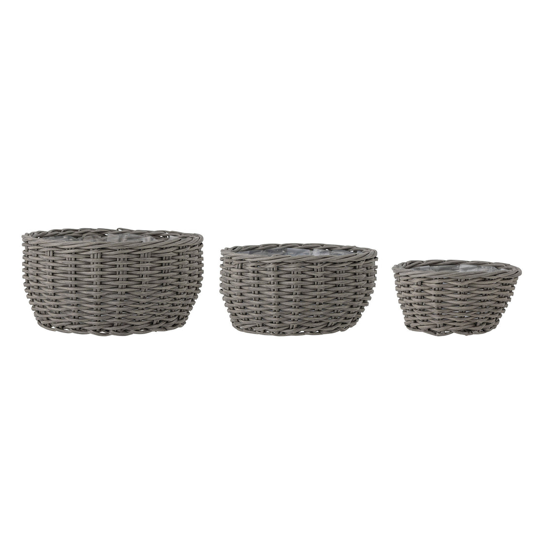 Bloomingville Fioria Urtepotteskjuler, Grå, Polyrattan - Bloomingville - DesignGaragen.dk