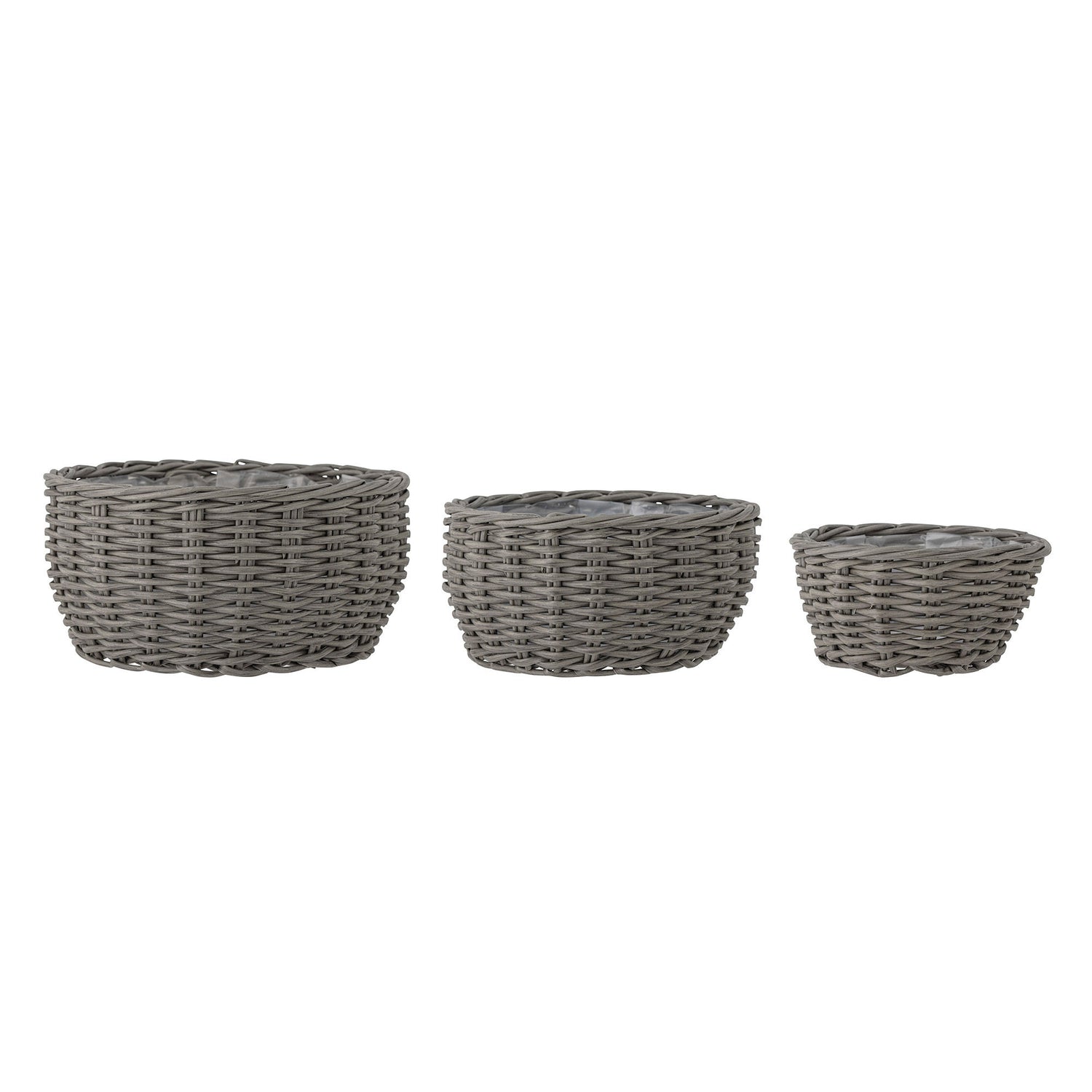 Bloomingville Fioria Urtepotteskjuler, Grå, Polyrattan - Bloomingville - DesignGaragen.dk