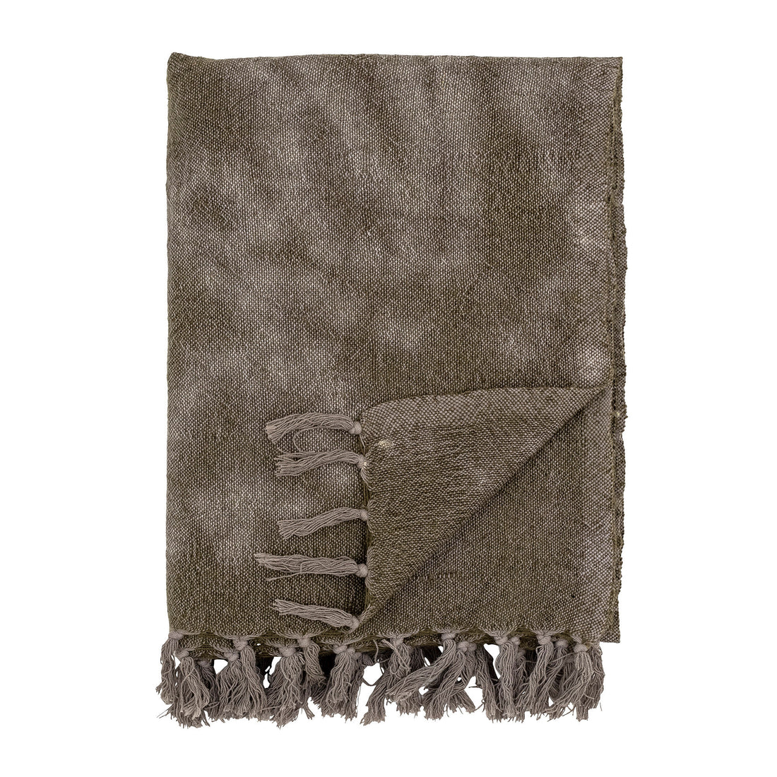 Bloomingville Ginger Throw, Grøn, Uld - Bloomingville - DesignGaragen.dk