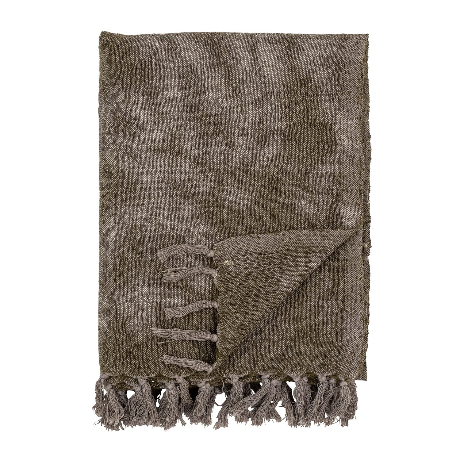 Bloomingville Ginger Throw, Grøn, Uld - Bloomingville - DesignGaragen.dk