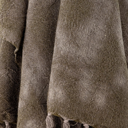 Bloomingville Ginger Throw, Grøn, Uld - Bloomingville - DesignGaragen.dk