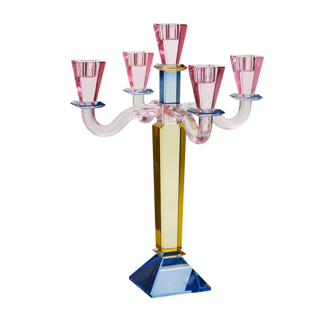 Miss Etoile Me Crystal 5-arm Candlestick