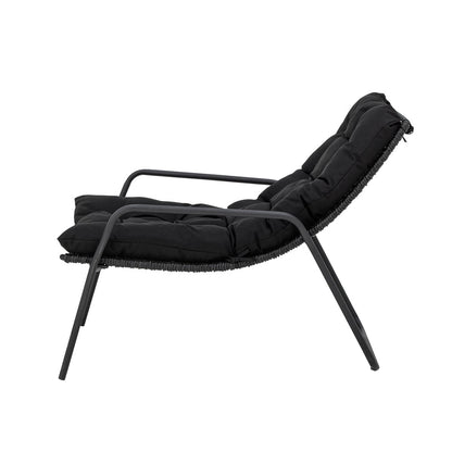 Bloomingville Boel Sun Lounger, svart, metall