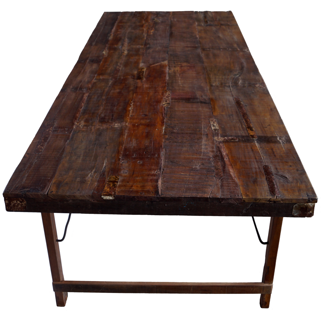 Trademark Living Kuta matbord i trä med vacker patina
