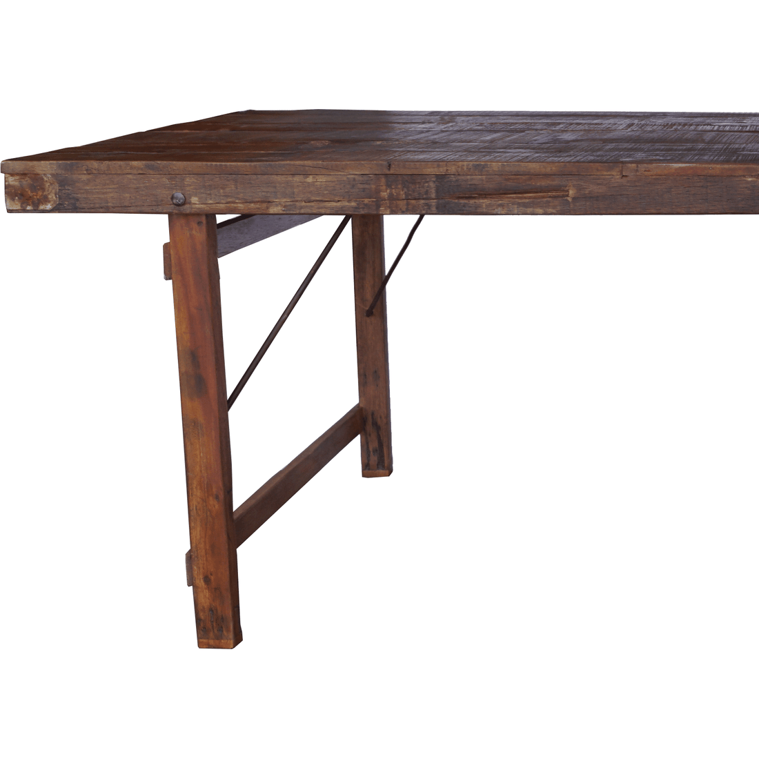 Trademark Living Kuta matbord i trä med vacker patina