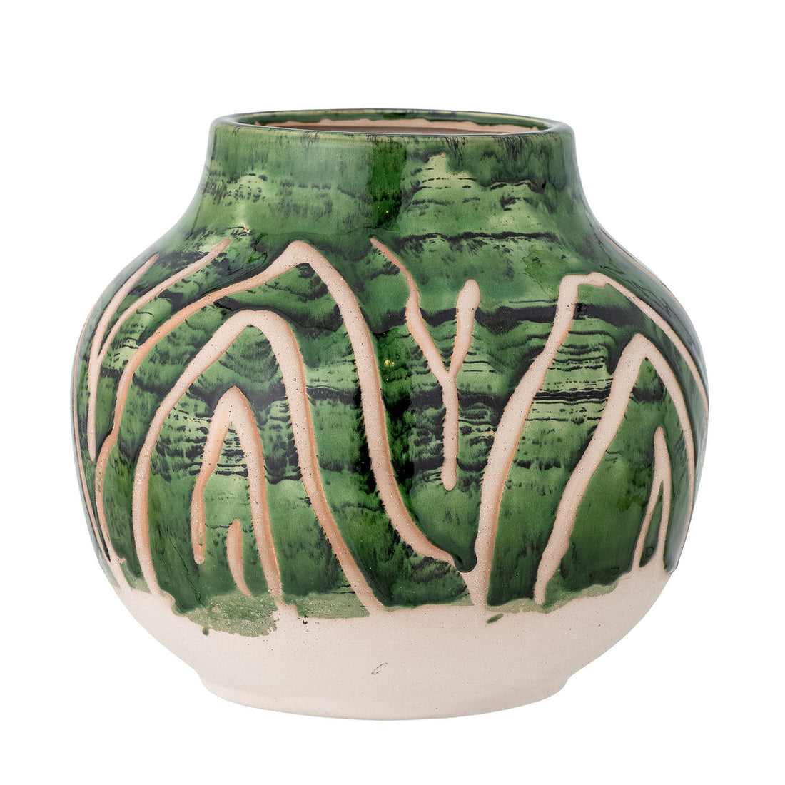 Creative Collection Eliya Vase, Grøn, Stentøj - Creative Collection - DesignGaragen.dk
