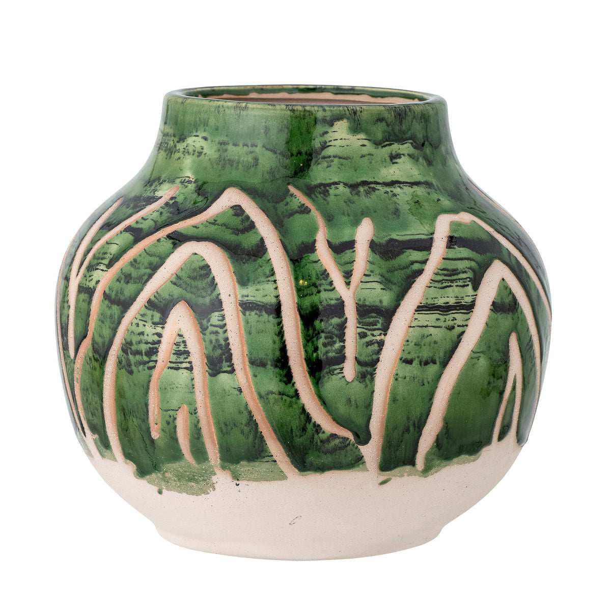 Creative Collection Eliya Vase, Grøn, Stentøj - Creative Collection - DesignGaragen.dk