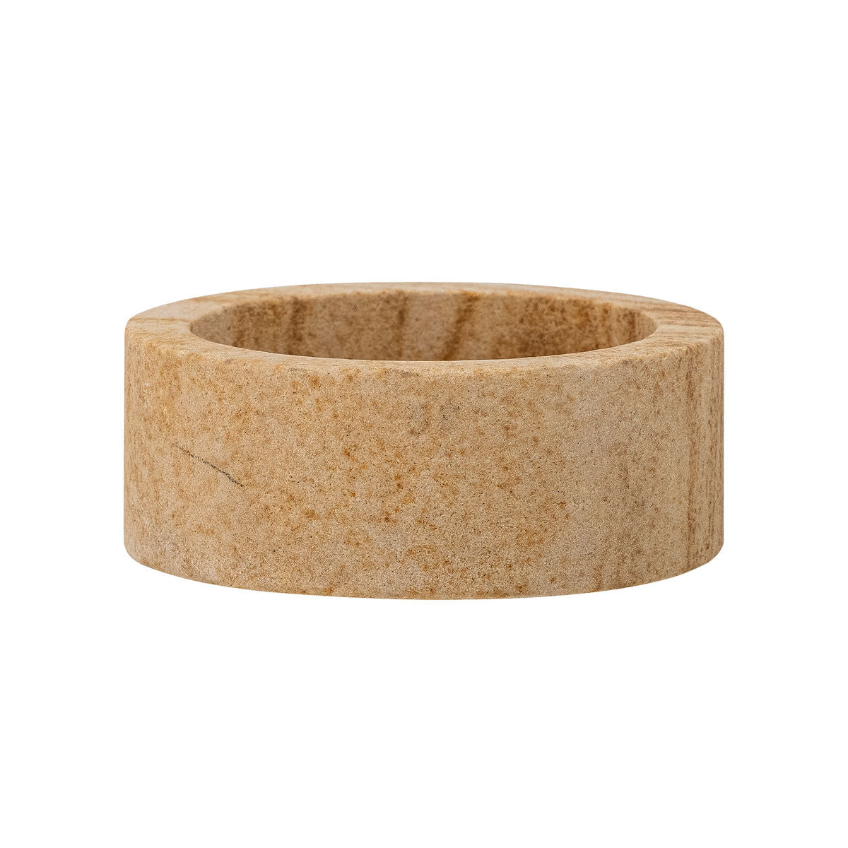 Bloomingville Dalin Votive &amp; Candle Holder, Brun, Sandsten - Bloomingville - DesignGaragen.dk