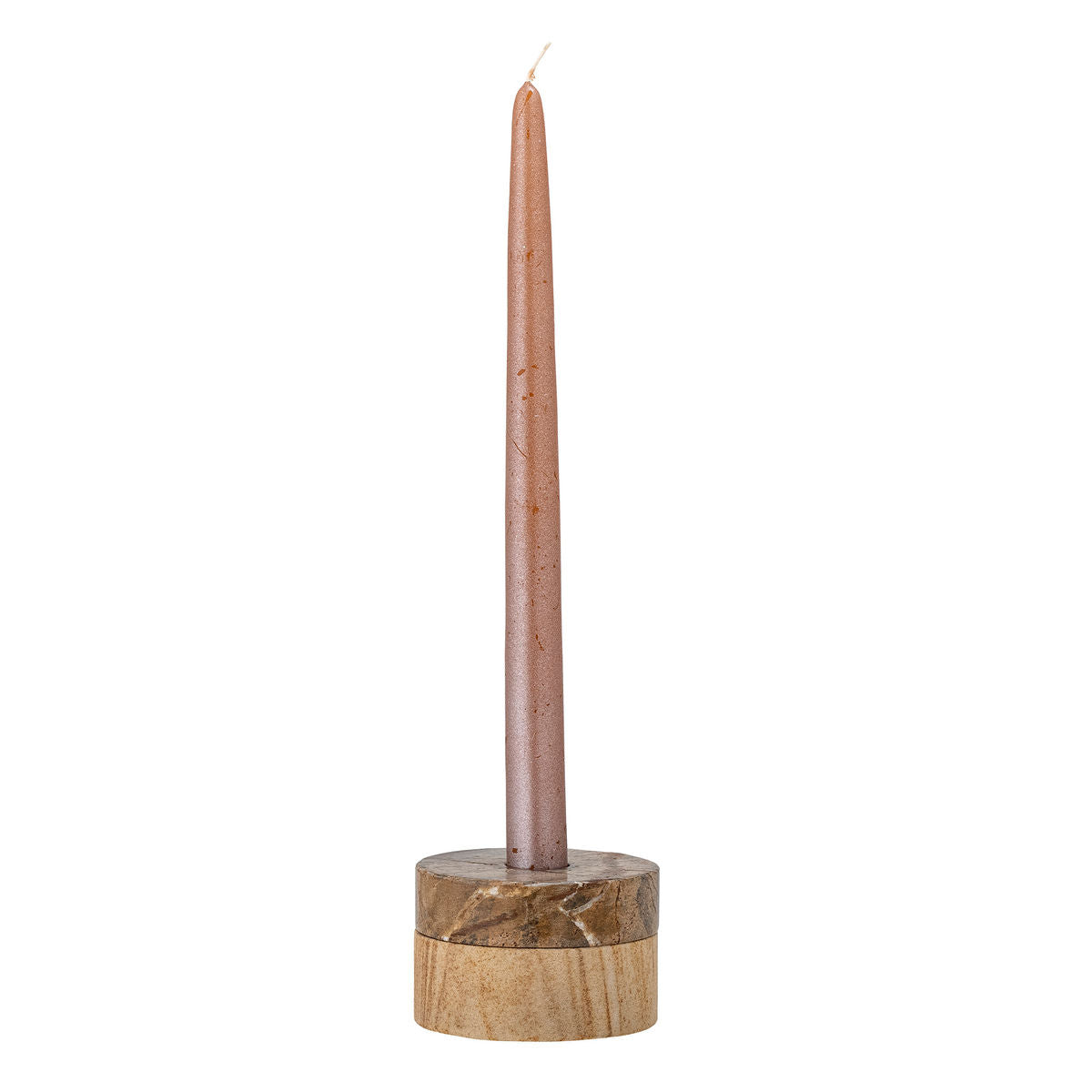 Bloomingville Dalin Votive &amp; Candle Holder, Brun, Sandsten - Bloomingville - DesignGaragen.dk