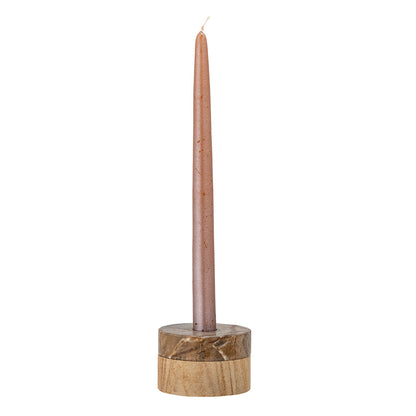 Bloomingville Dalin Votive &amp; Candle Holder, Brun, Sandsten - Bloomingville - DesignGaragen.dk