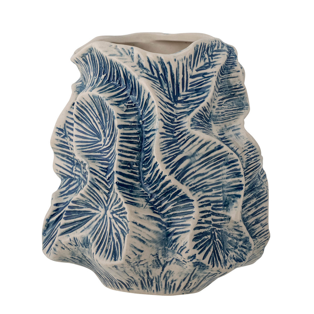 Creative Collection Guvi Vase, Blue, Stoneware