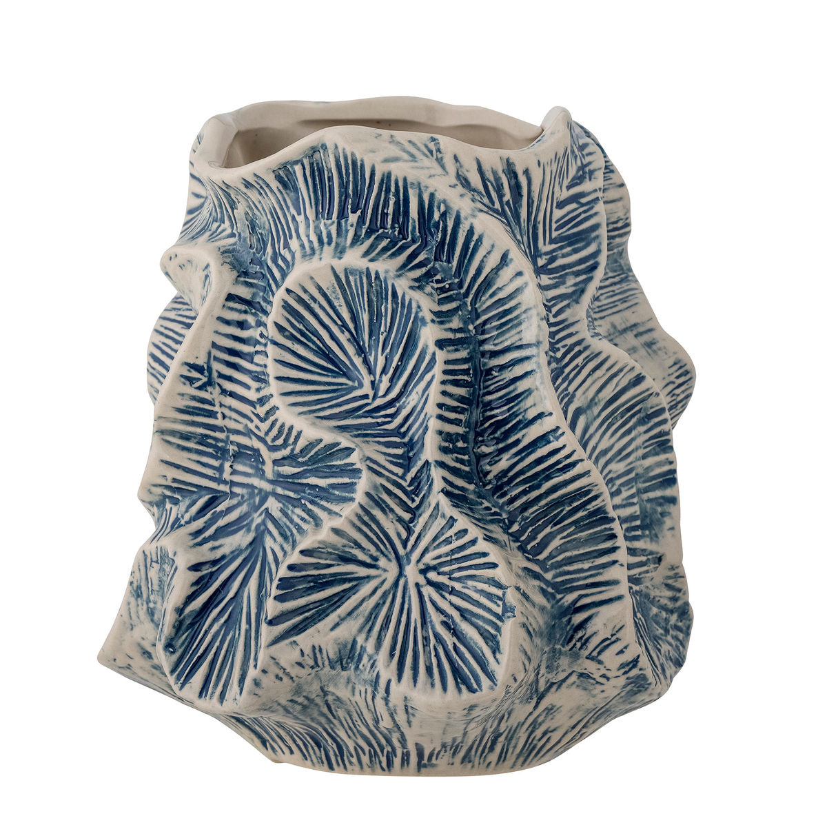 Creative Collection Guvi Vase, Blue, Stoneware